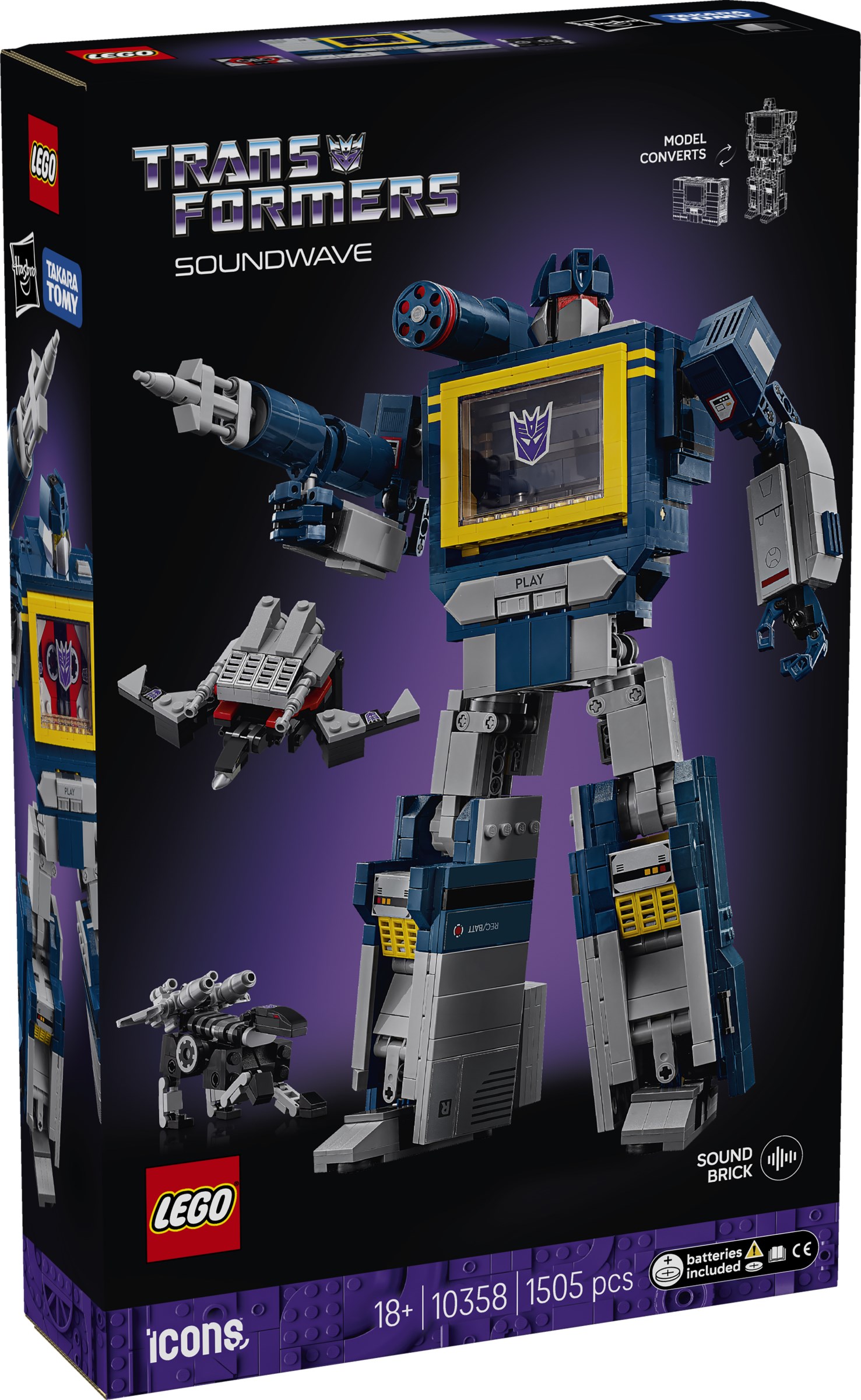 vintage an・an no.26 LEGO Transformers 10358 Soundwave announced! | Brickset